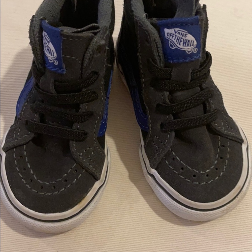 Toddler gray Vans size 4